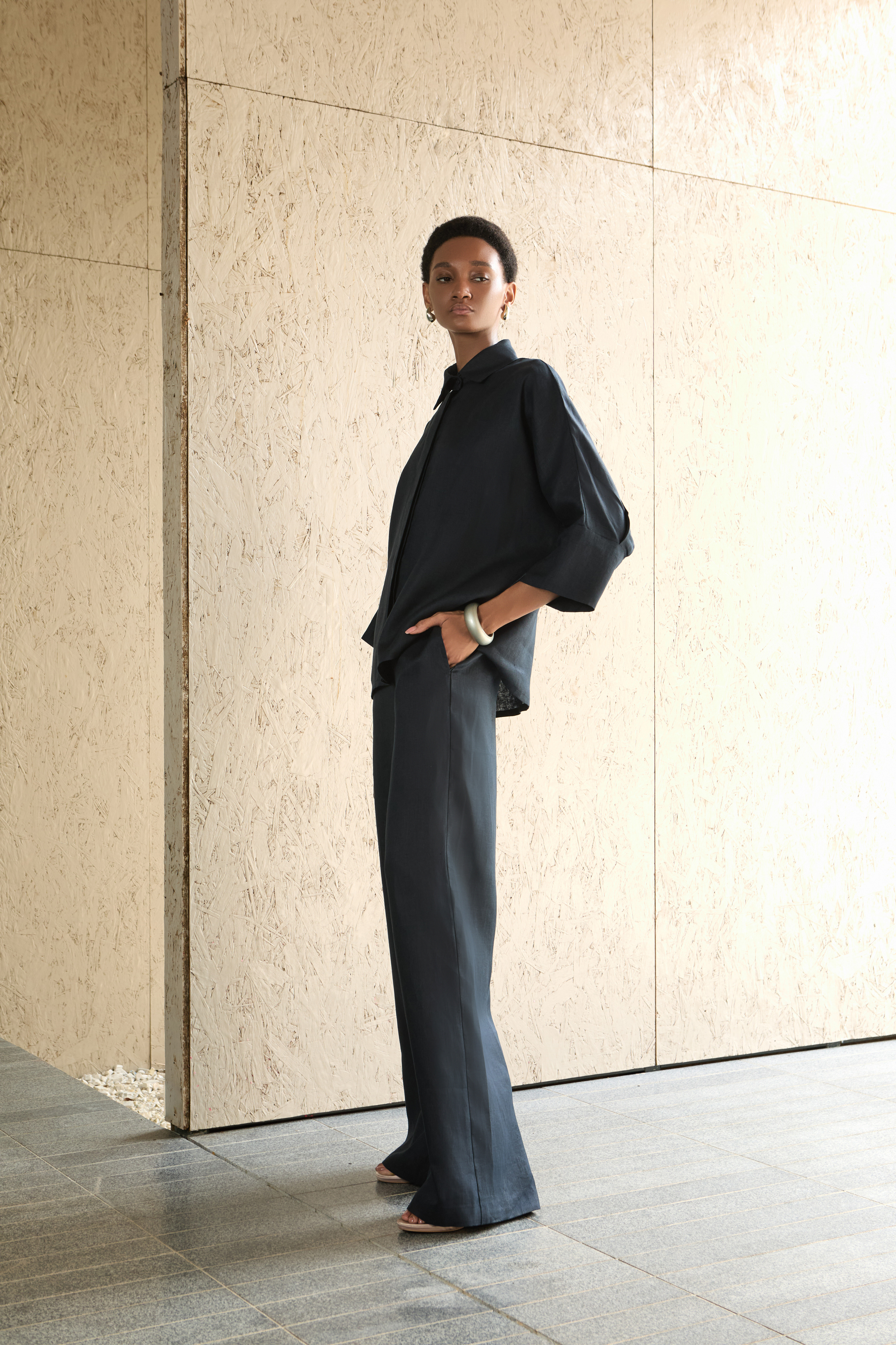 Marsha Pants - Blue Black