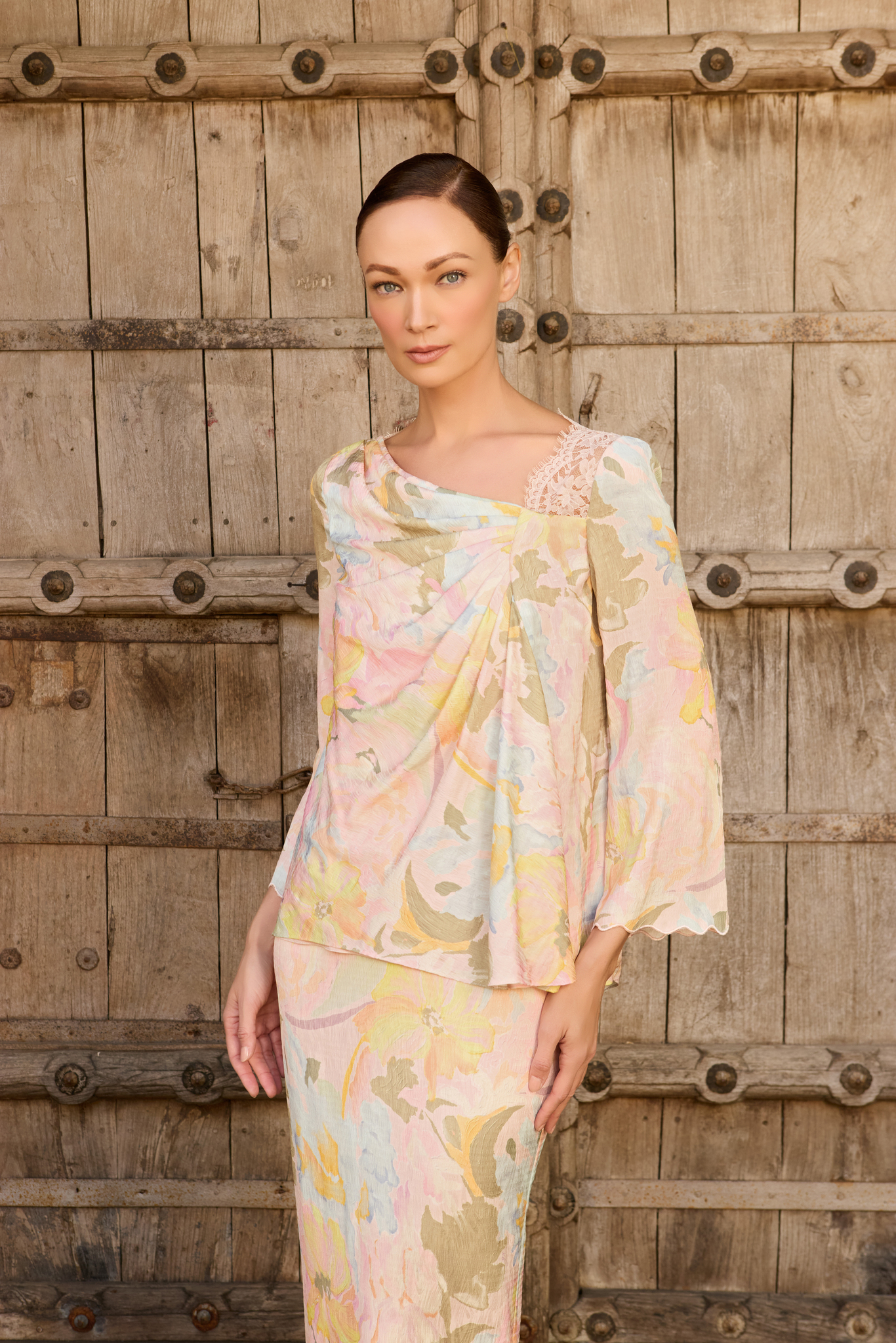 Alora - Multi Light Pink Print