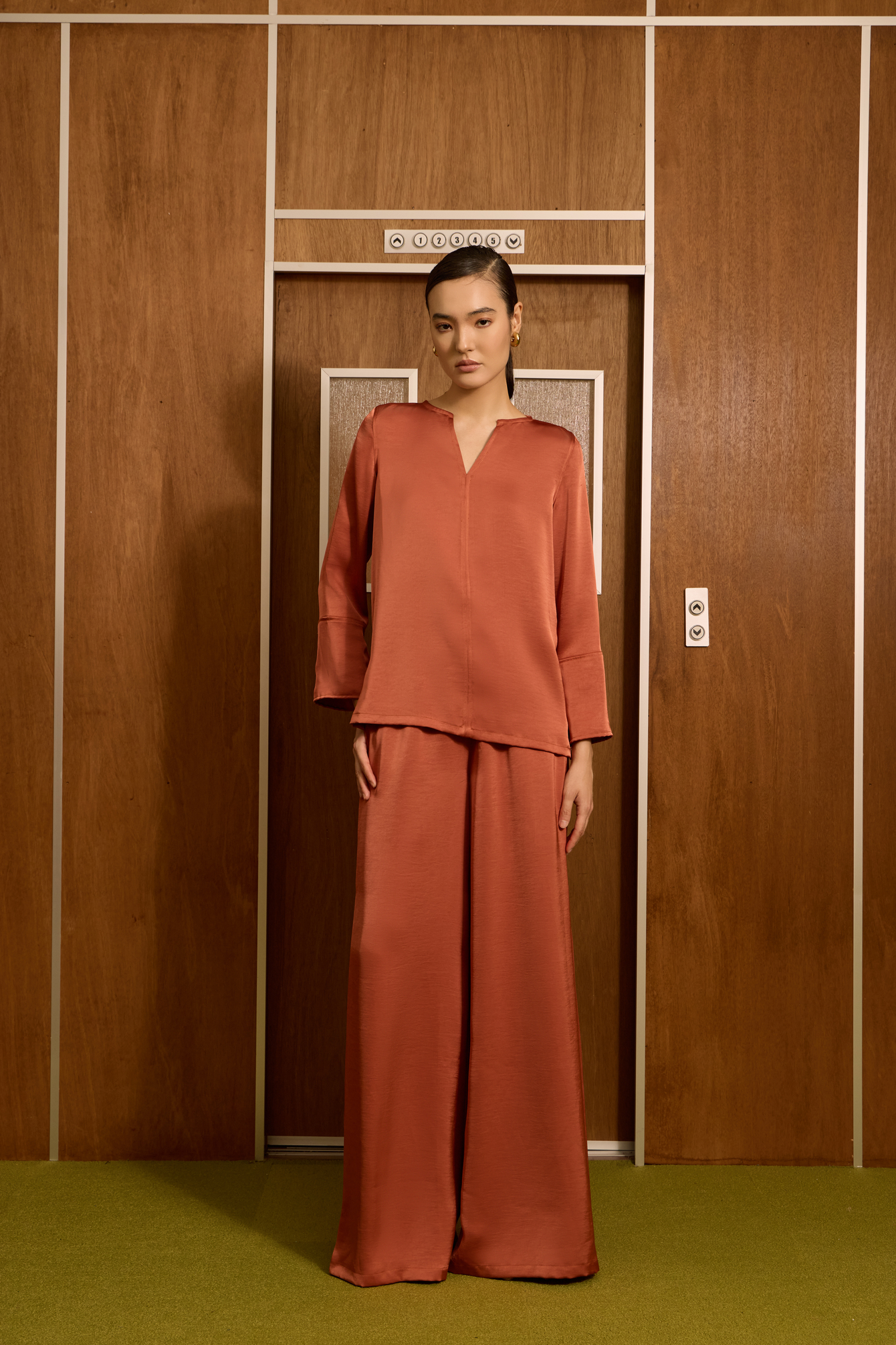 Iris Pants - Terracotta