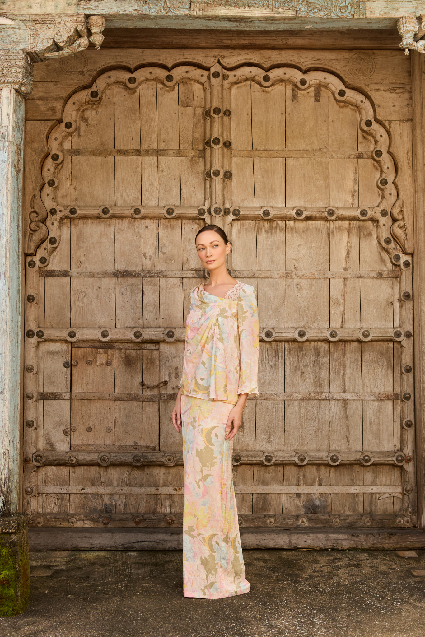 Alora - Multi Light Pink Print