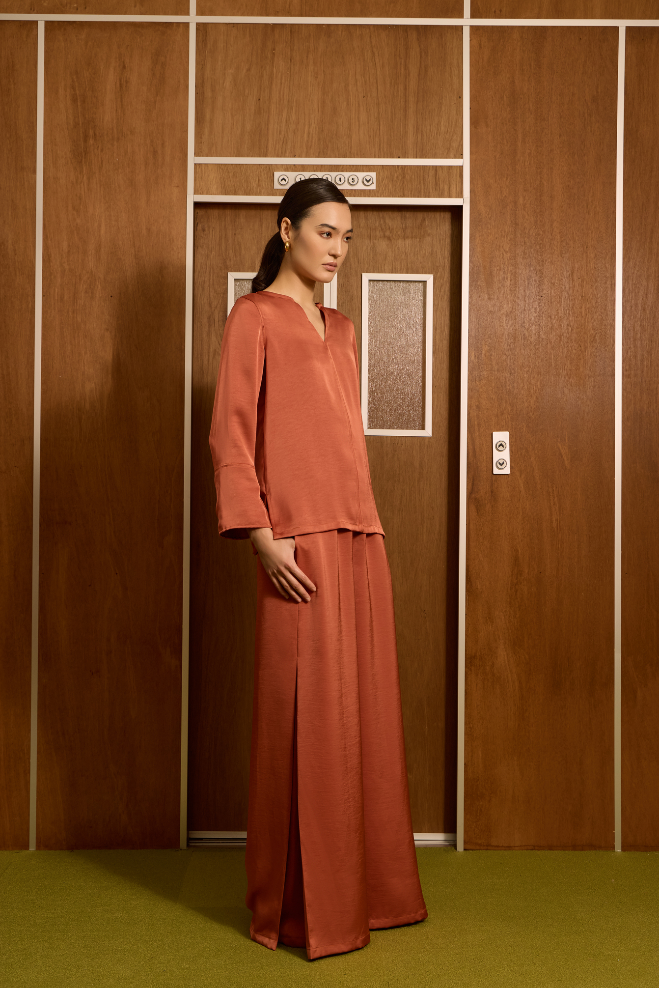 Iris Top - Terracotta