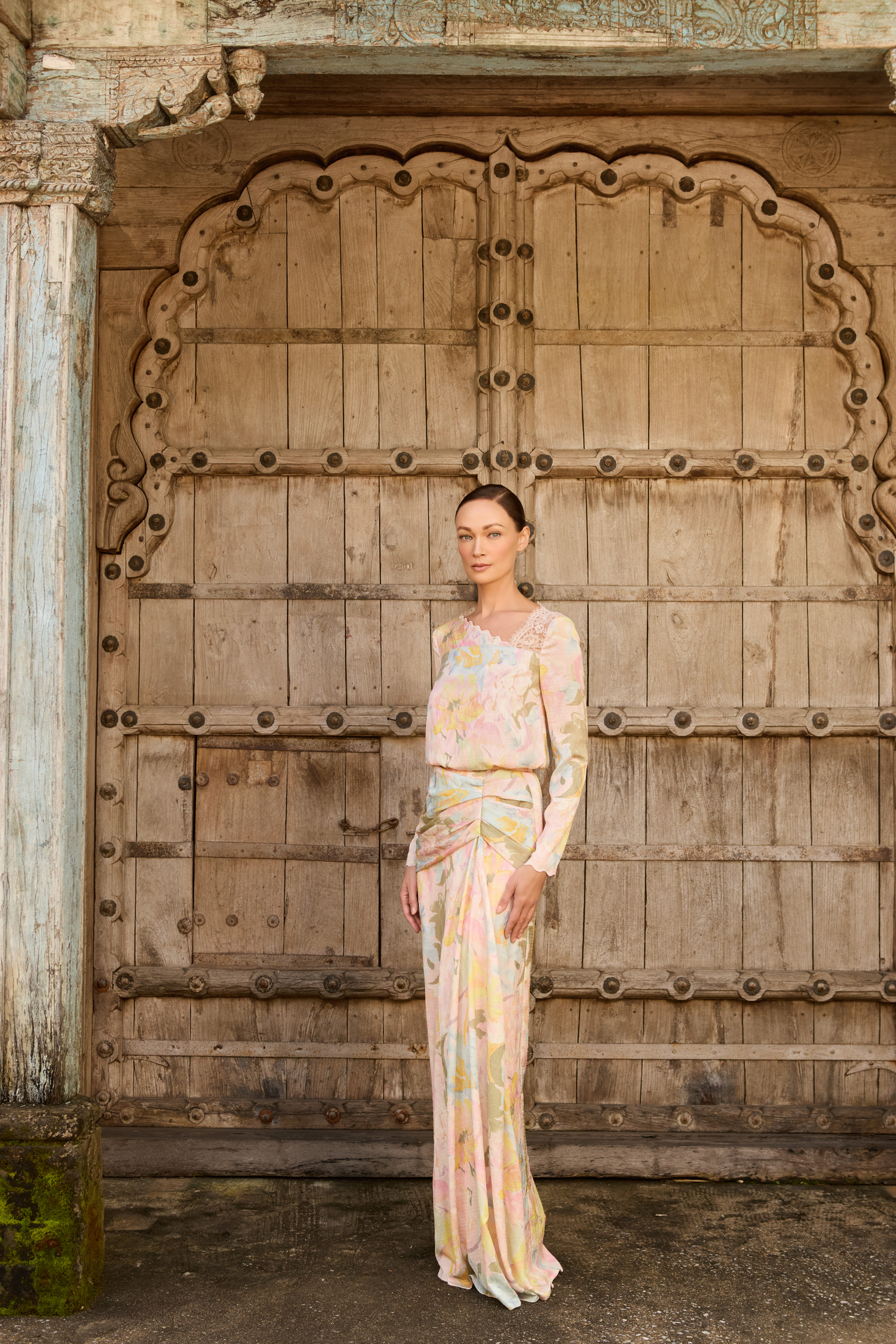 Tessa - Multi Light Pink Print