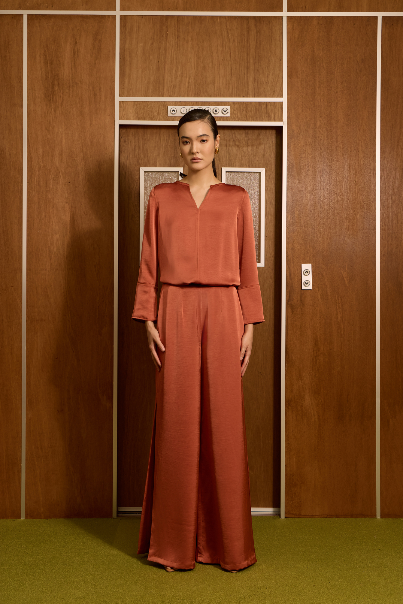Iris Top - Terracotta