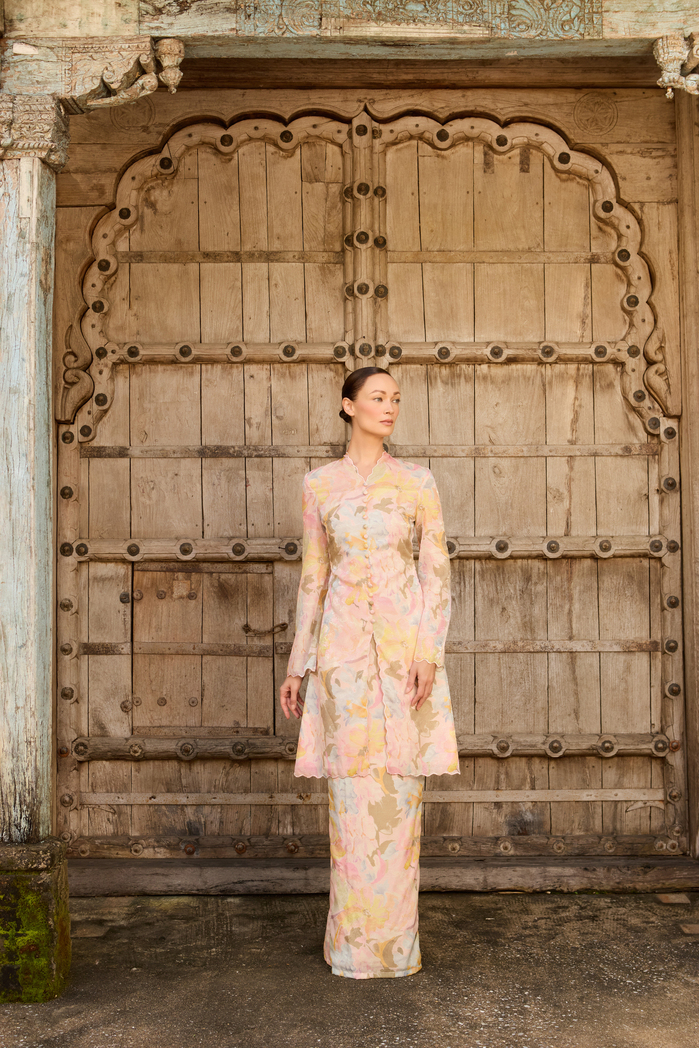 Willow - Multi Light Pink Print