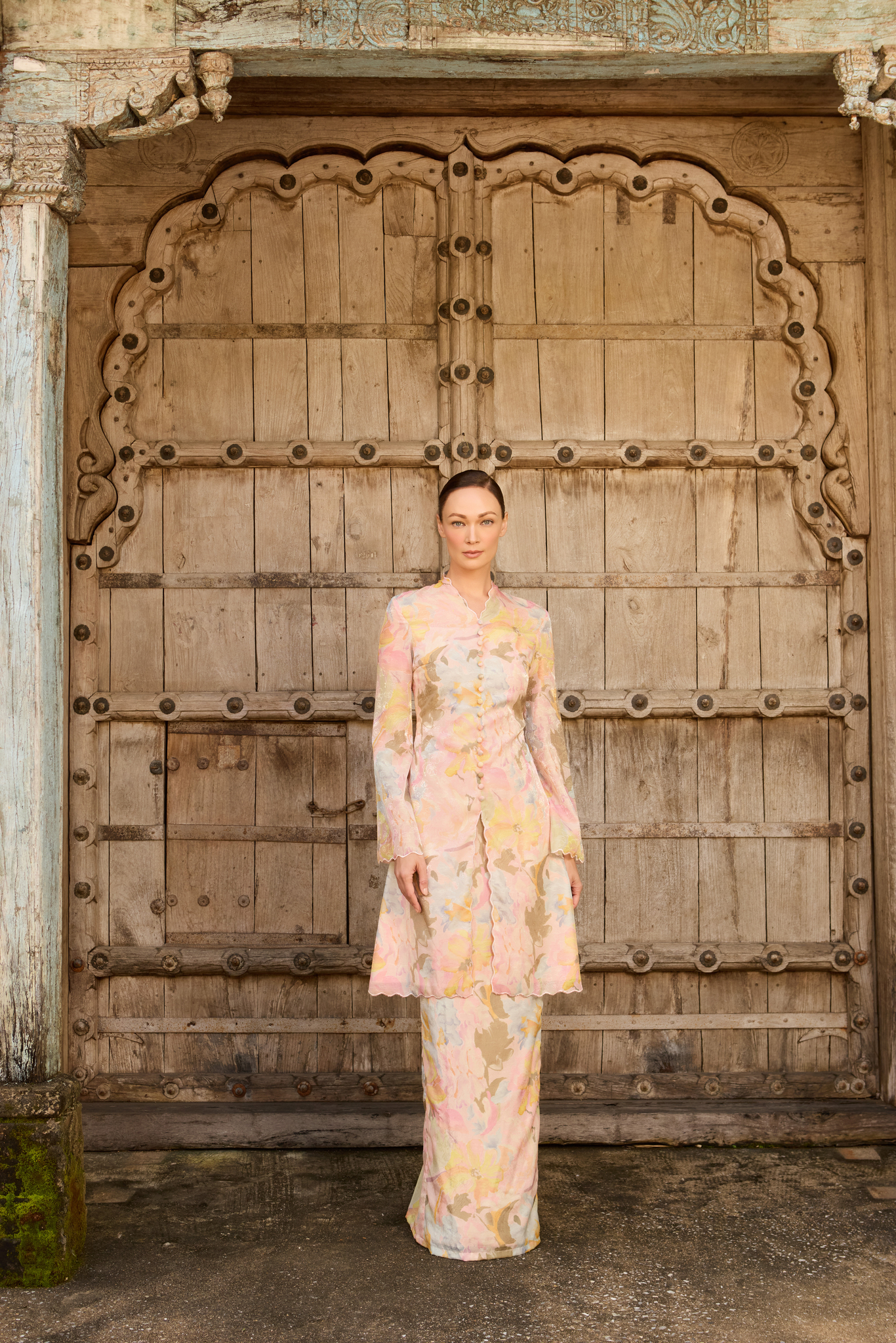 Willow - Multi Light Pink Print