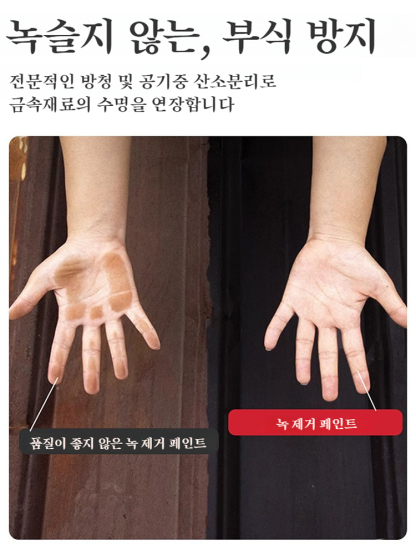 [10년 내부식 및 연마 불필요】다기능 녹 전환제