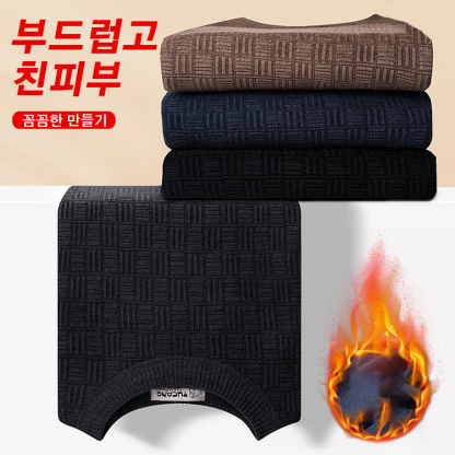 남성 캐시미어 속기모 스웨터
