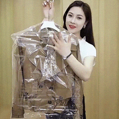 모던 캐주얼 쇼트 트렌치코트