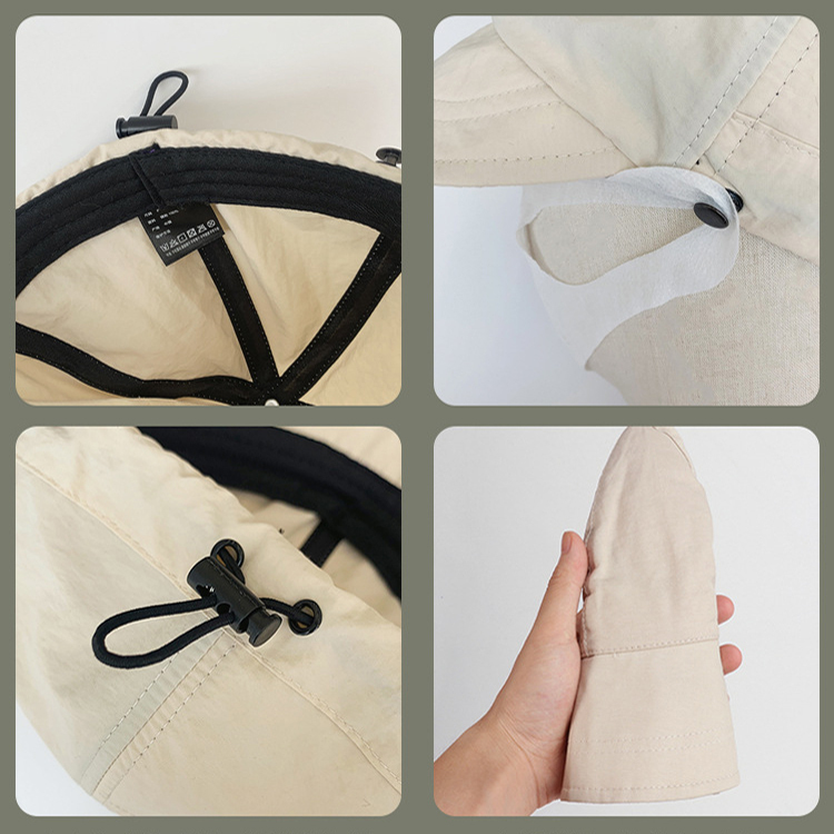 마스크를 걸을 수 있는 차양모
