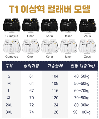 [S14 월드 챔피언십 콜라보] T1 콜라보 후드티