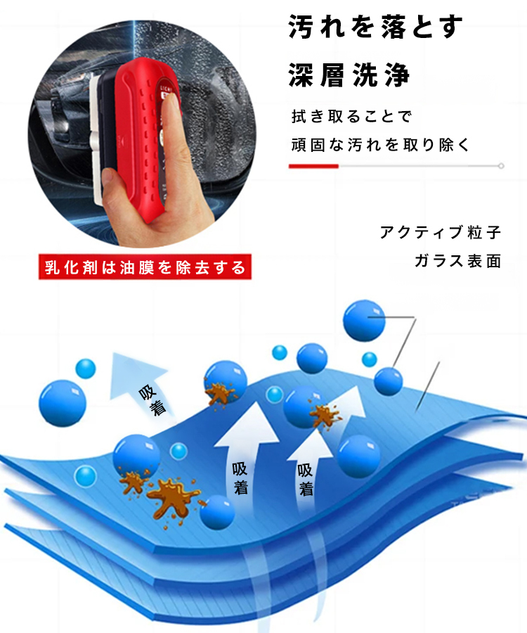 【最近のベストセラー、多く買うほど多くもらえる】油膜取りクリーナー
