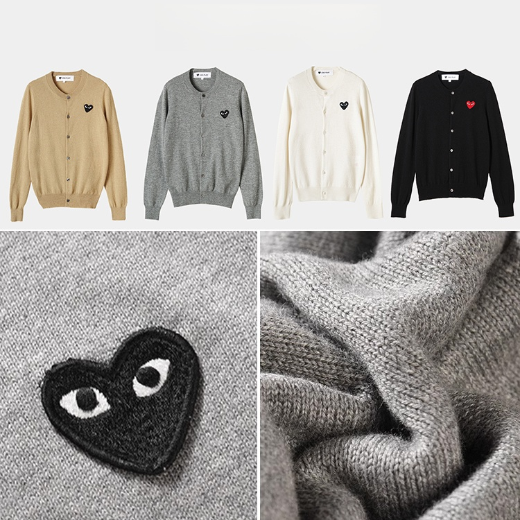 カシミヤのカーディガン