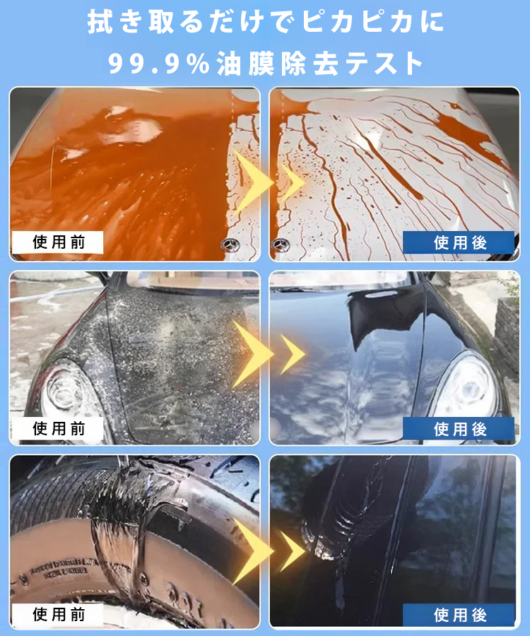 【最近のベストセラー、多く買うほど多くもらえる】油膜取りクリーナー