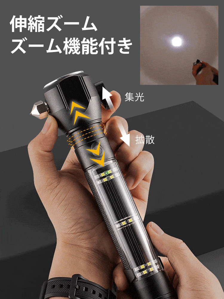 【緊急防災必須】多機能懐中電灯