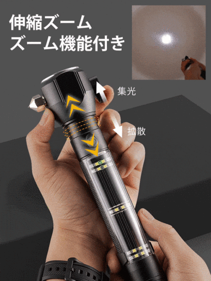 【緊急防災必須】多機能懐中電灯