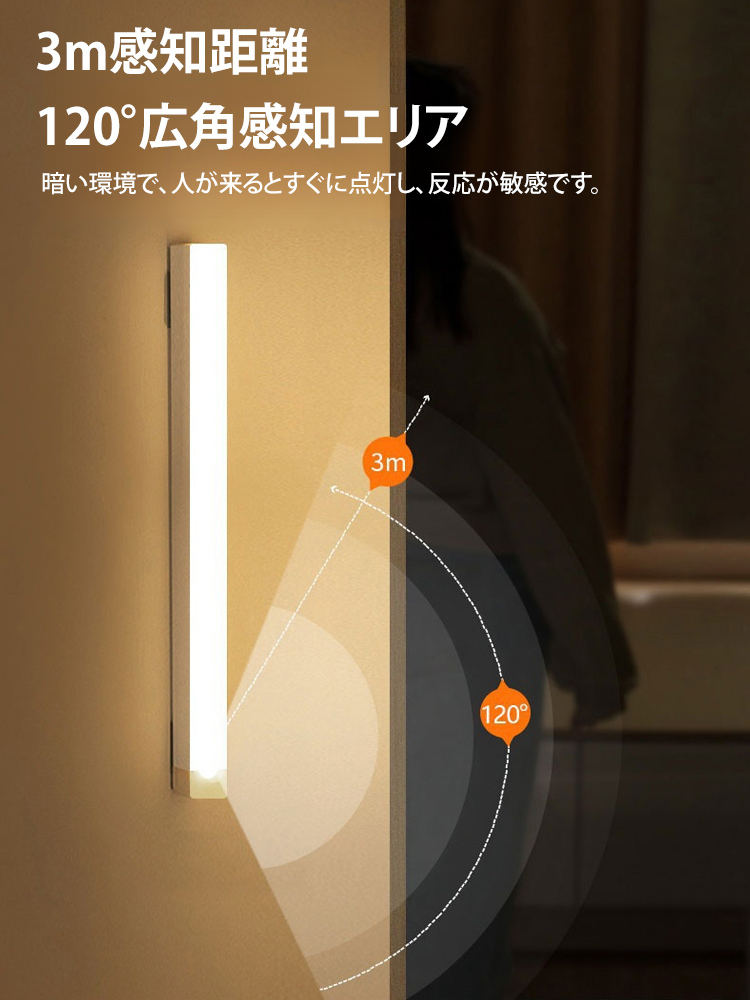 【兵庫県神戸市で生産】マグネット吸着人感センサーライト