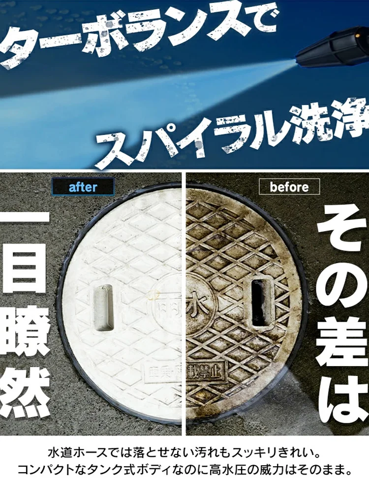 【業界最強 コストパフォーマンスNo.1】高圧洗浄機