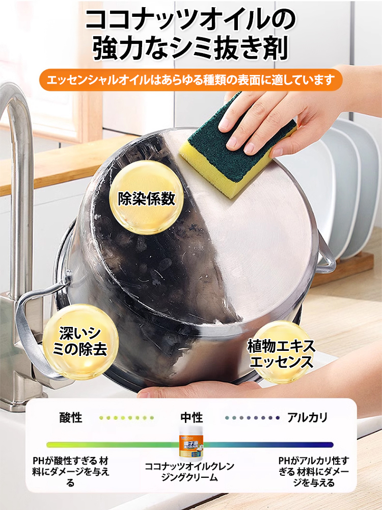 ココナッツオイル多機能クリーナー