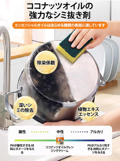 ココナッツオイル多機能クリーナー