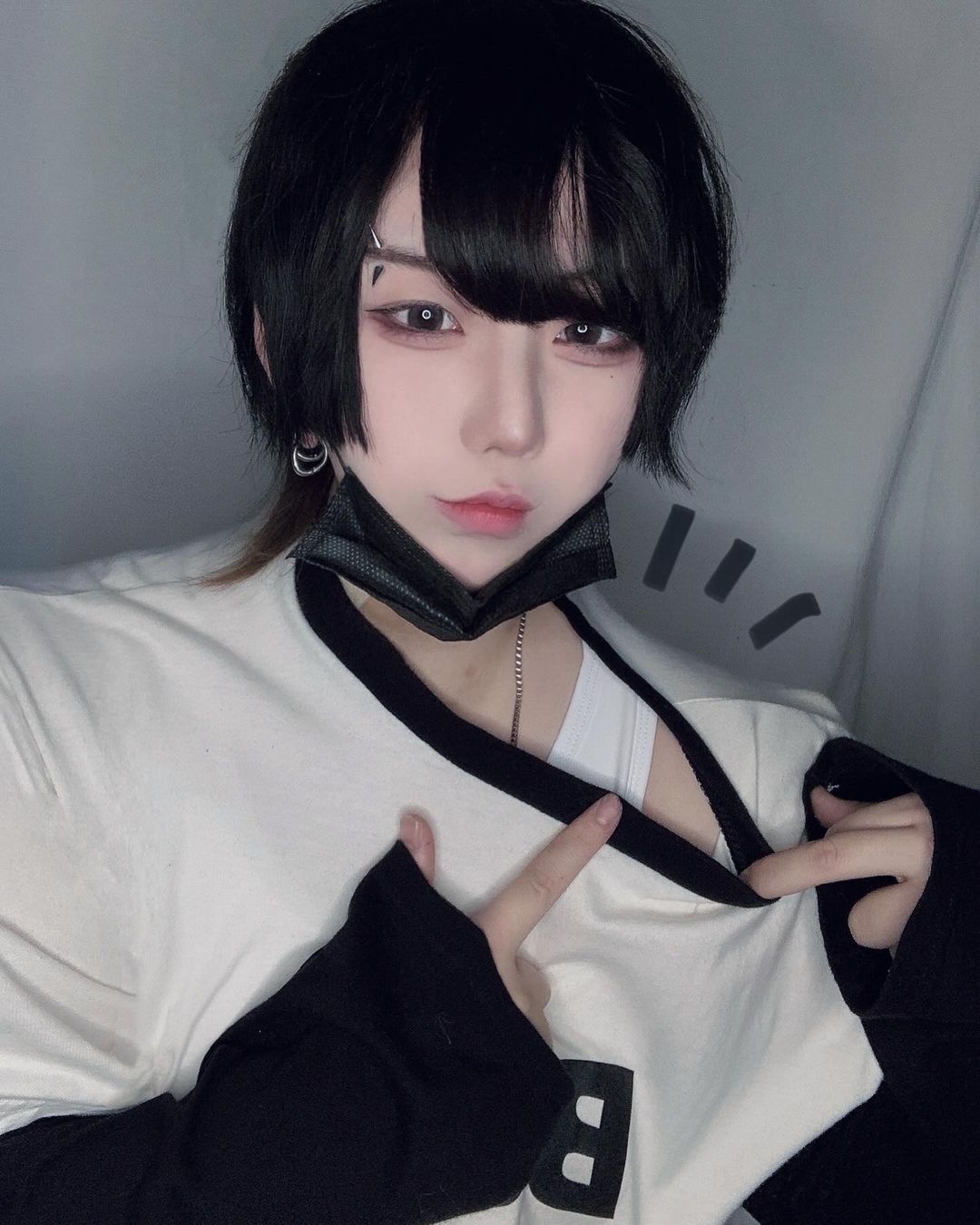 Wonababiナベシャツ 竹繊維素材（白、ファスナー無し）