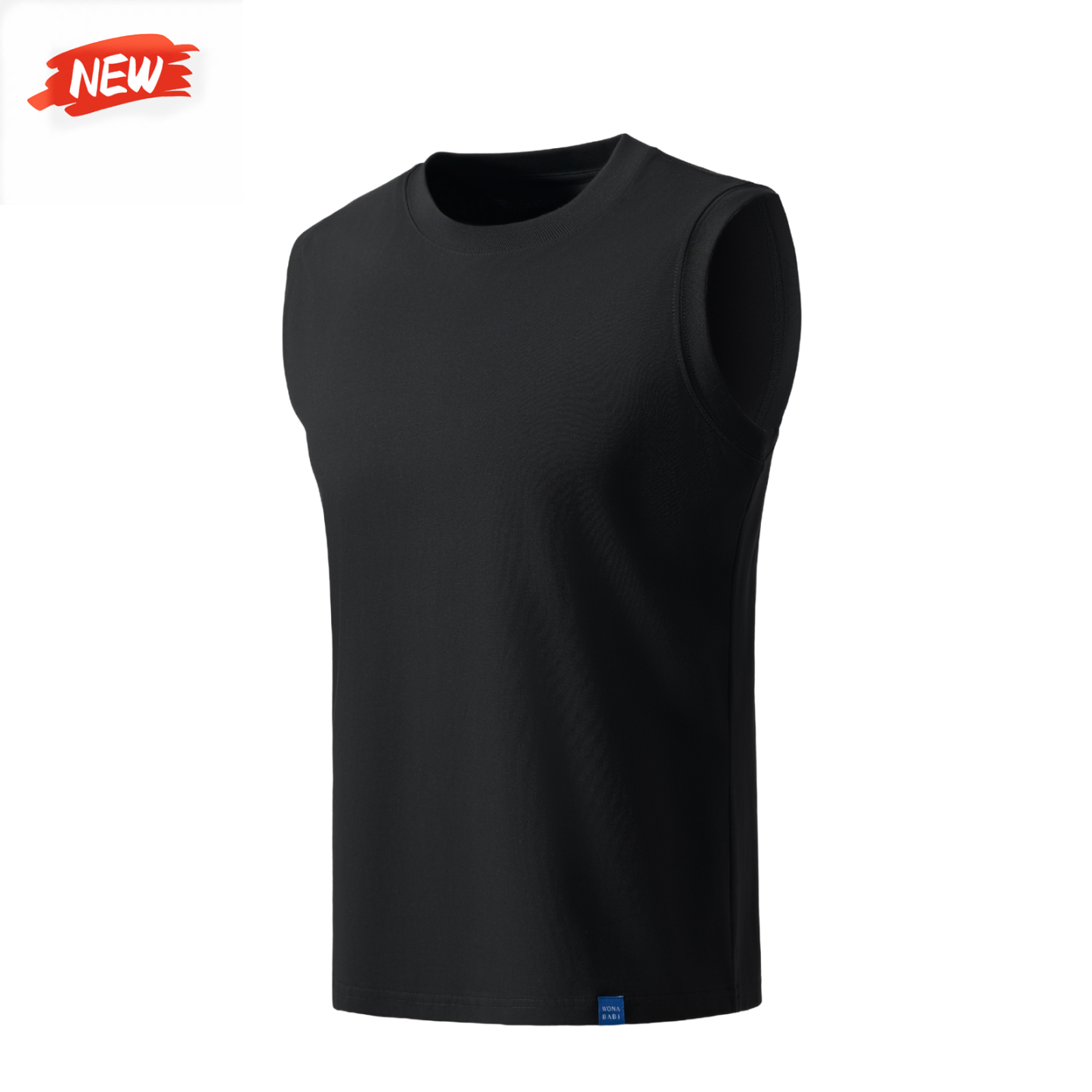 インナーが見えない ノースリーブ タンクトップ Tシャツ 小さめネックライン＆アームホール