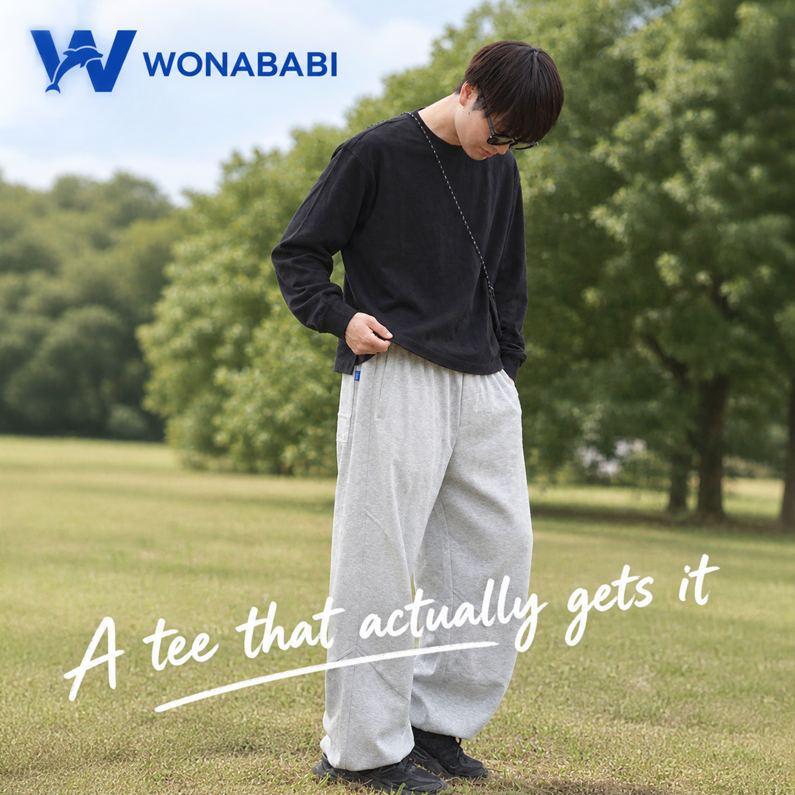 【2026年秋の新品】WONABABI ナベシャツ対応 スウェット メンズライク トランスマスキュリン・FTM向け 長袖Tシャツ ボーイッシュ