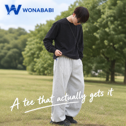 【2026年秋の新品】WONABABI ナベシャツ対応 スウェット メンズライク トランスマスキュリン・FTM向け 長袖Tシャツ ボーイッシュ