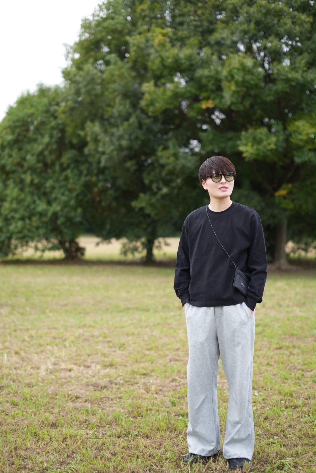 【2026年秋の新品】WONABABI ナベシャツ対応 スウェット メンズライク トランスマスキュリン・FTM向け 長袖Tシャツ ボーイッシュ