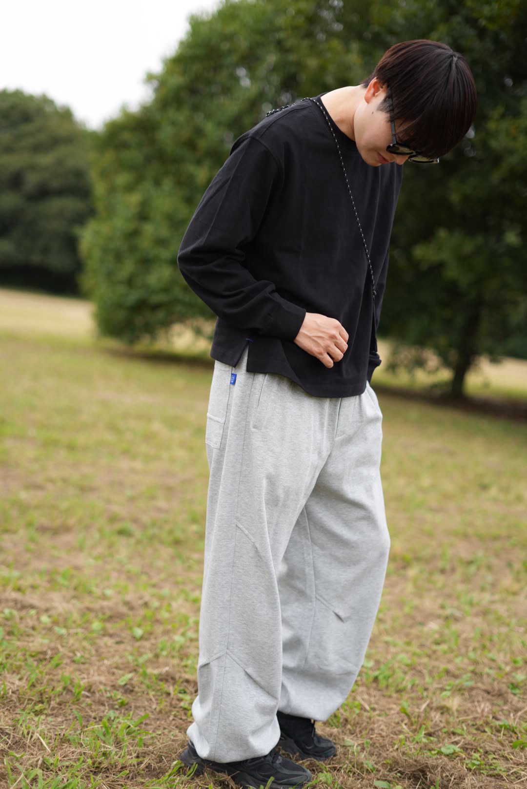 【2026年秋の新品】WONABABI ワイドストレート スウェットパンツ メンズライク マスキュリンシルエット ボーイッシュ FTM向け