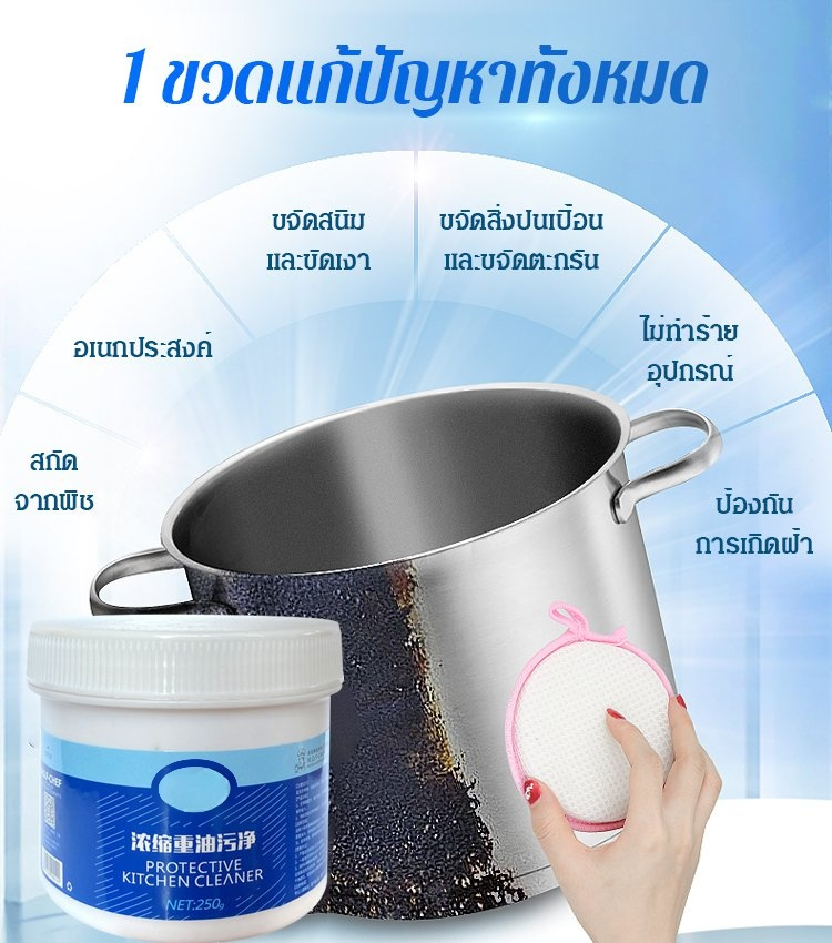 สิ่งประดิษฐ์การกำจัดคราบอันทรงพลัง สำหรับห้องครัว  ฮิดมากในติ๊กต๊อก