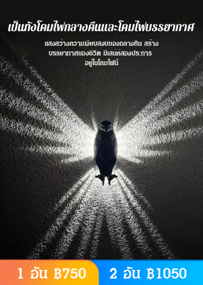 โคมไฟติดผนัง Eagle สุดเท่รุ่นใหม่ปี 2024