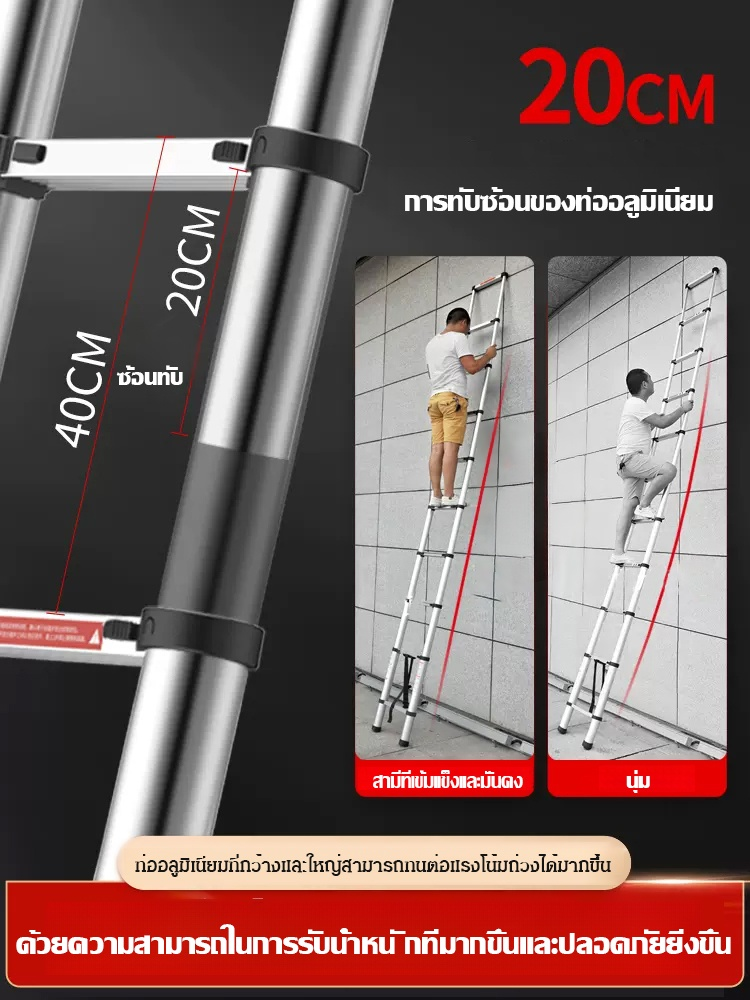 บันไดอเนกประสงค์แบบยืดหดได้