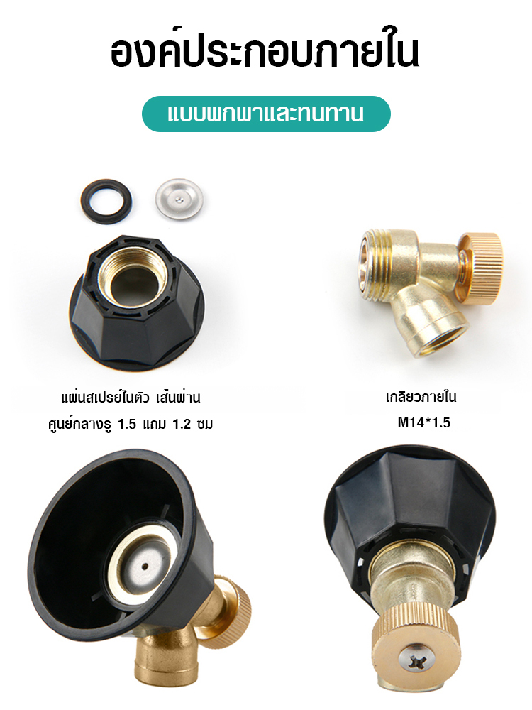 [พ่นยาง่าย 167 ไร่] หัวฉีดน้ำแรงดันสูง