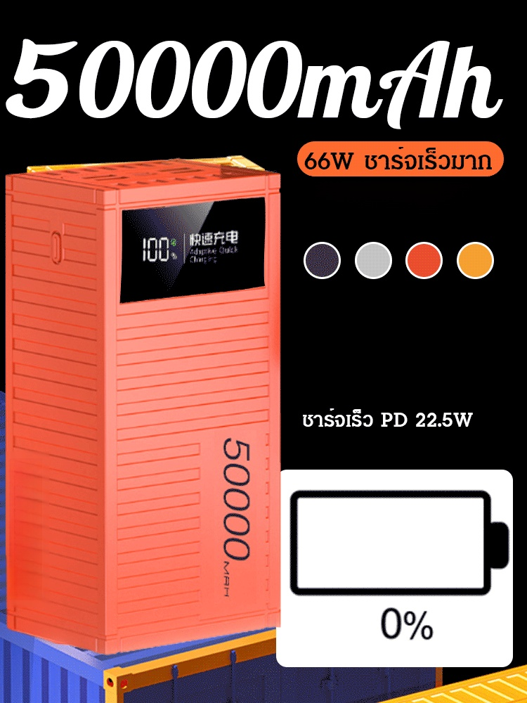 พาวเวอร์แบงค์รูปคอนเทนเนอร์ชาร์จเร็วสุด 20,000