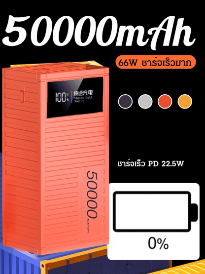 พาวเวอร์แบงค์รูปคอนเทนเนอร์ชาร์จเร็วสุด 20,000
