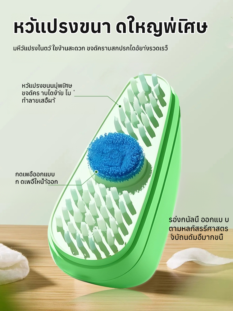 【หัวแปรงขนาดใหญ่】น้ำยาทำความสะอาดรองเท้าผ้าใบสีขาว เพิ่มความขาวสว่าง