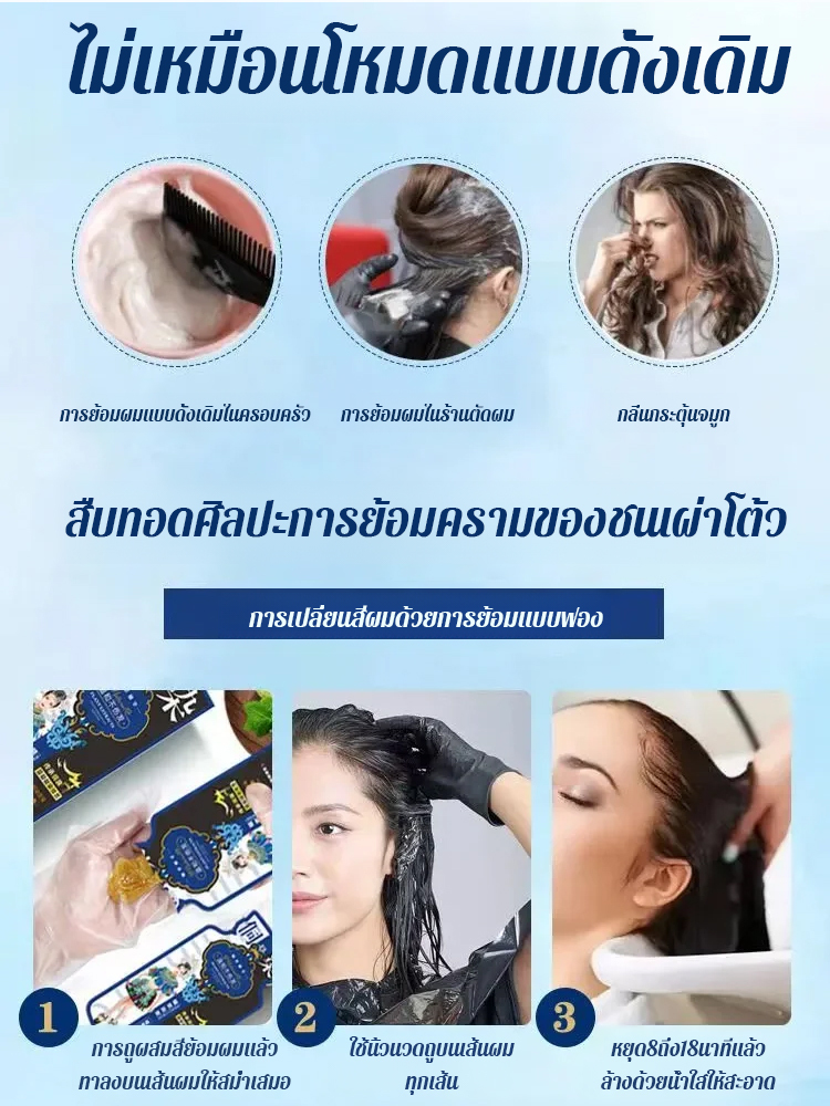 SL-ครีมย้อมผมสูตรพืช