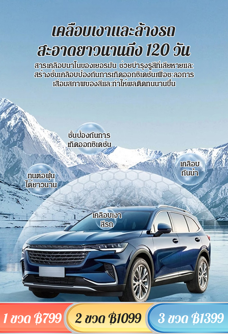 [น้ำยานำเข้า] น้ำยาล้างรถผสมแว๊กซ์ในร้าน 4S