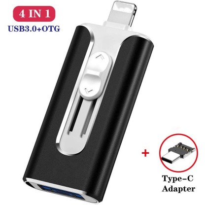 ฟลชไดร์ฟ USB ความจุ 1TB  แบบพกพา 4 อิน 1 