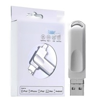 (ความจุใหญ่) แฟลชไดร์ฟ 4 in 1 เพิ่มความจุบนมือถือ