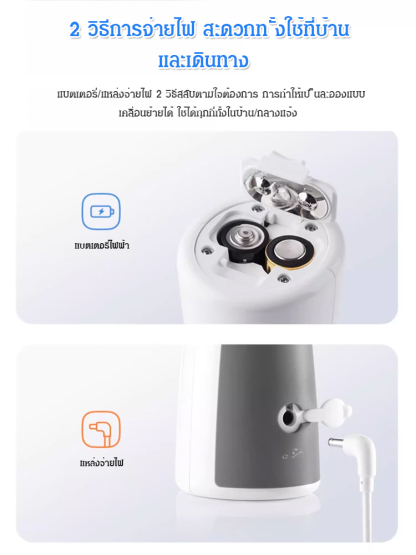 【เงียบประหยัดพลังงาน】เครื่องพ่นหมอกอัลตราโซนิกแบบมือถือสำหรับใช้ในบ้าน