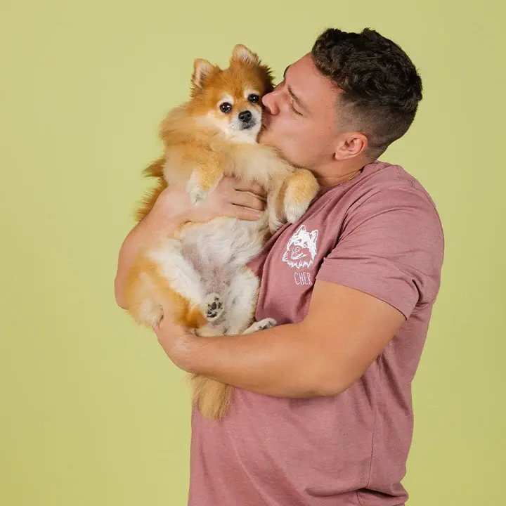 ペットの写真をプリントしたカスタムTシャツ、スウェットシャツ、パーカー