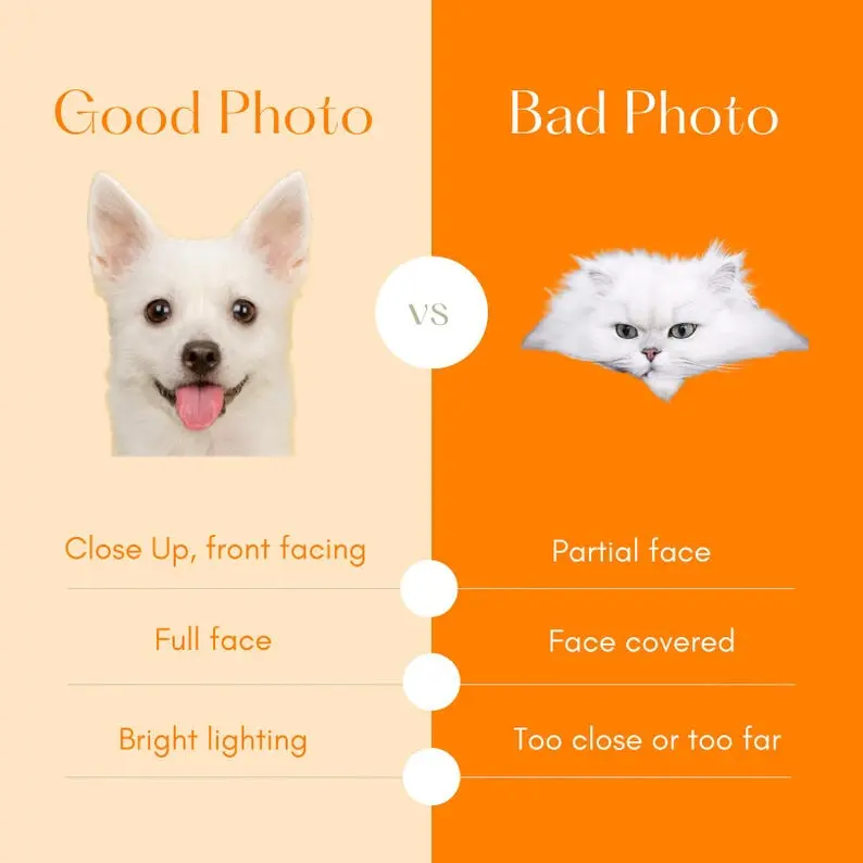 ペットの写真と名前を入れてペット トートバッグをカスタマイズ、パーソナライズされたペット トートバッグ