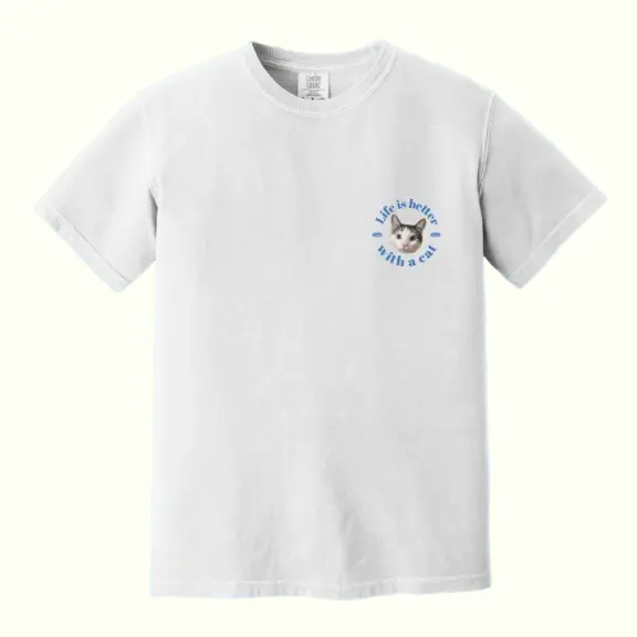 カスタムペット写真ヴィンテージロゴスタイルのTシャツ、スウェットシャツ、パーカー