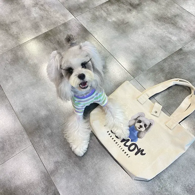 カスタマイズされたペットパターンのトートバッグキャンバスバッグ