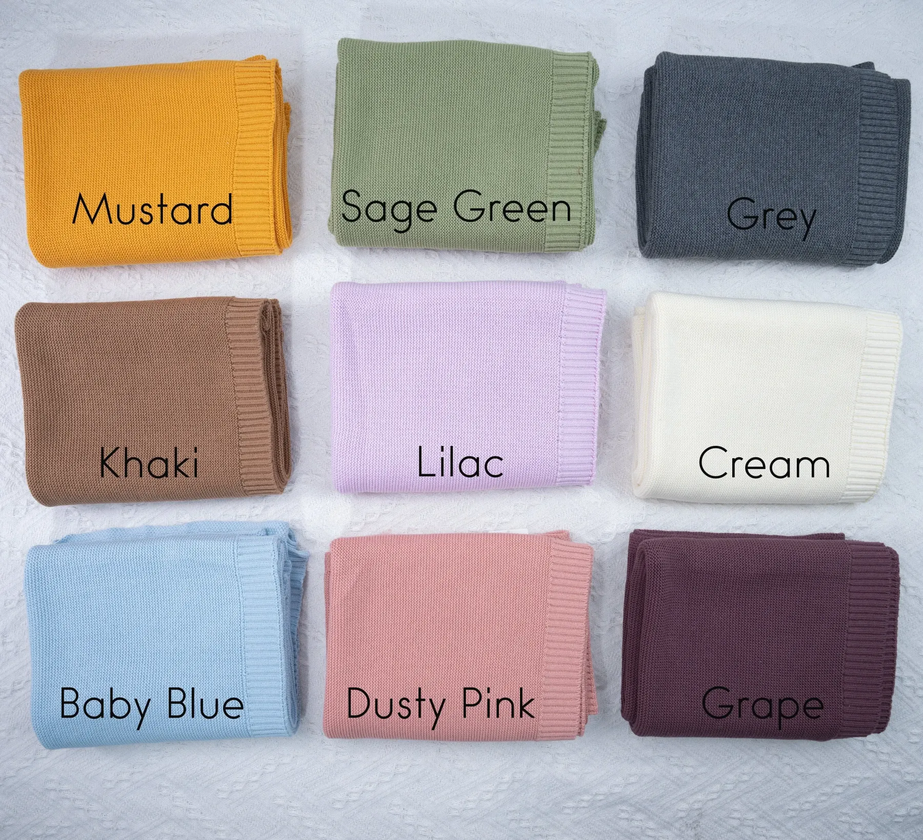 カスタムペットの耳パターンのニットブランケット