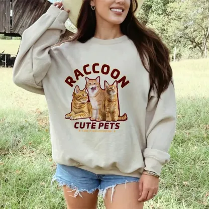 レトロポスター風デザイン ペット写真入り トレンドTシャツ・スウェット・パーカー