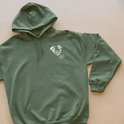 カスタム刺繍ペットフェイスパーカー、Tシャツ、スウェットシャツ