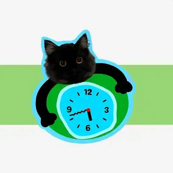 カスタマイズされたペットの写真をパーソナライズした壁掛け時計