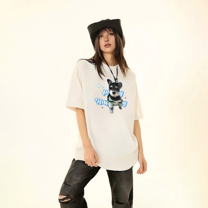 オリジナルペット写真入り 春夏トレンドTシャツ・スウェット・パーカー-welikecustom-MJ